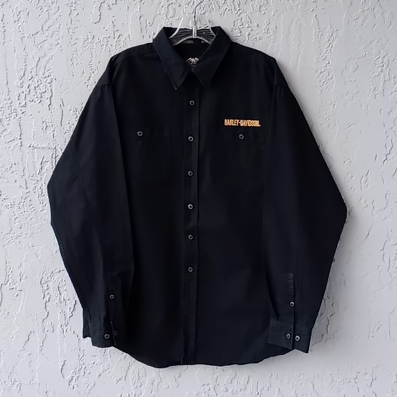 Harley-Davidson® Black Amazingly Embroidered 👔 - Picture 6 of 16